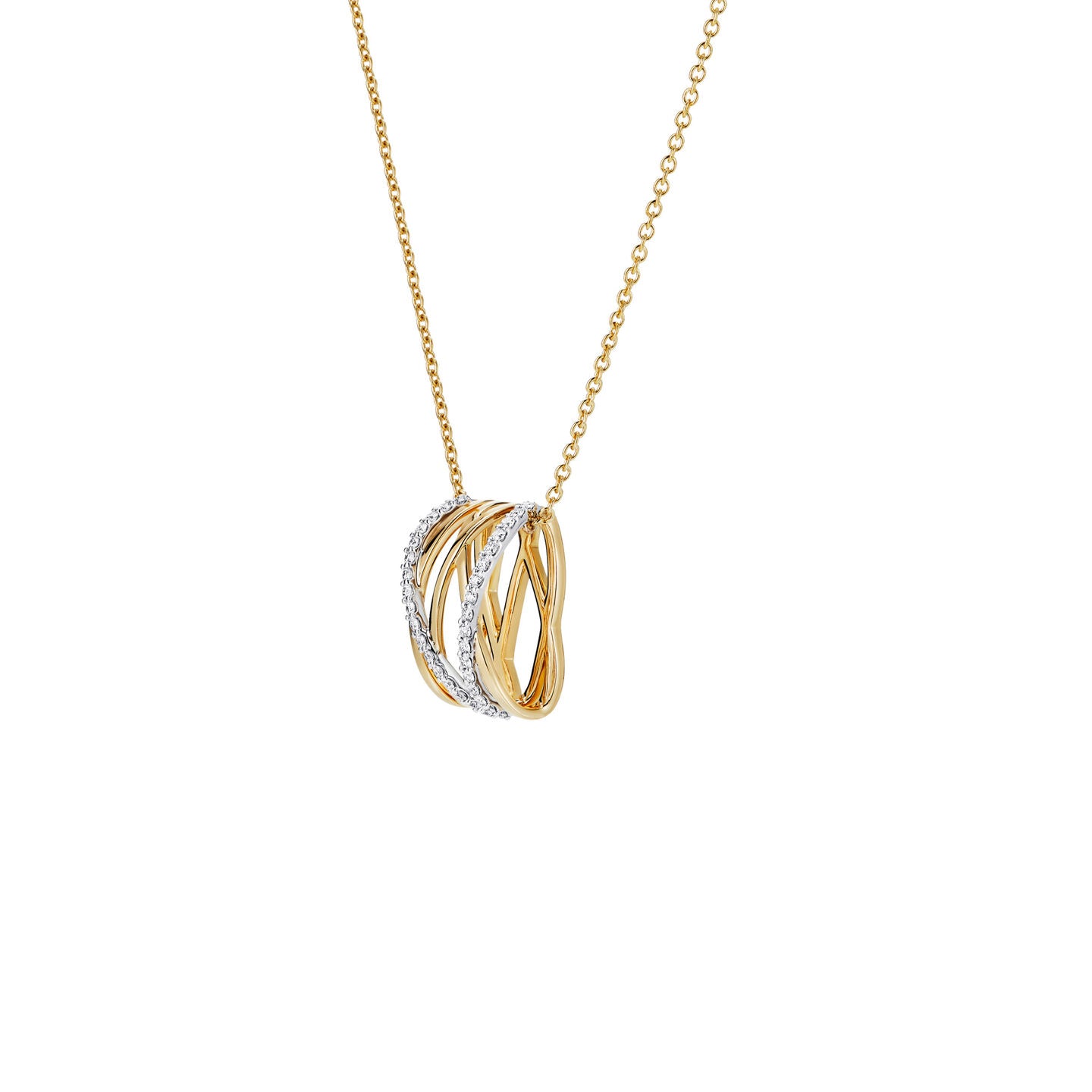 Birks Rosee Du Matin Diamond Necklace in 18K Gold
