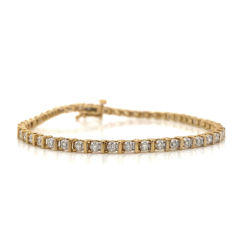 10KY Diamond Tennis Bracelet 0.50ctw