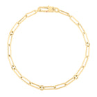 Roberto Coin 18KY 7'' Paperclip Bracelet