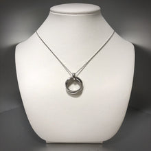 Sterling Silver Circle Pendant (Chain Included)