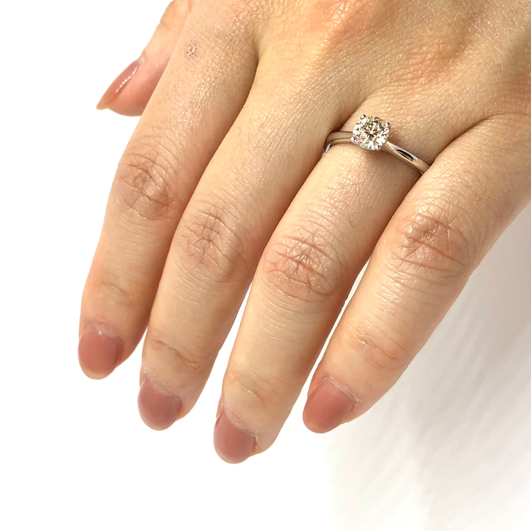 De Beers Forevermark Solitaire Diamond Engagement Ring
