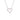 10K White Gold Diamond Heart Necklace