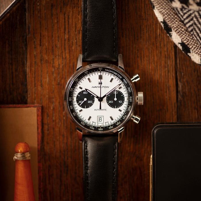 Hamilton American Classic Intra-Matic Auto Chrono, model #H38416711, at IJL Since 1937