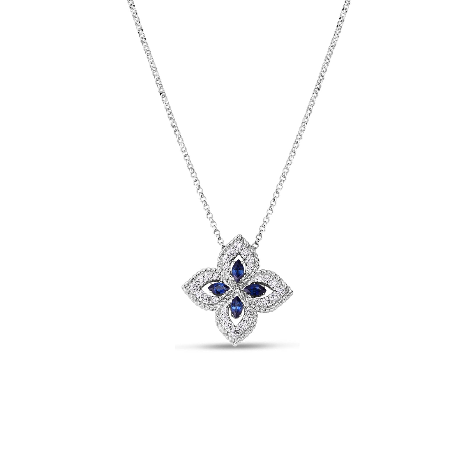 Roberto Coin 18KW Venetian Princess Necklace