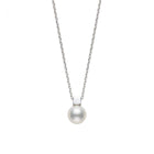 Mikimoto Akoya Pearl Necklace in White Gold