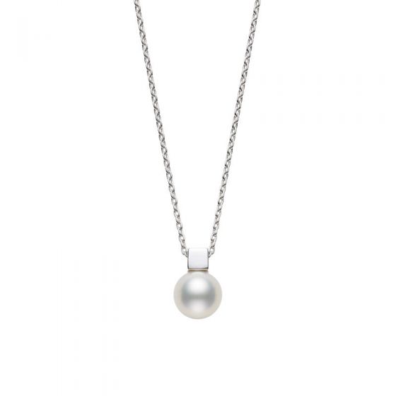 Mikimoto Akoya Pearl Necklace in White Gold