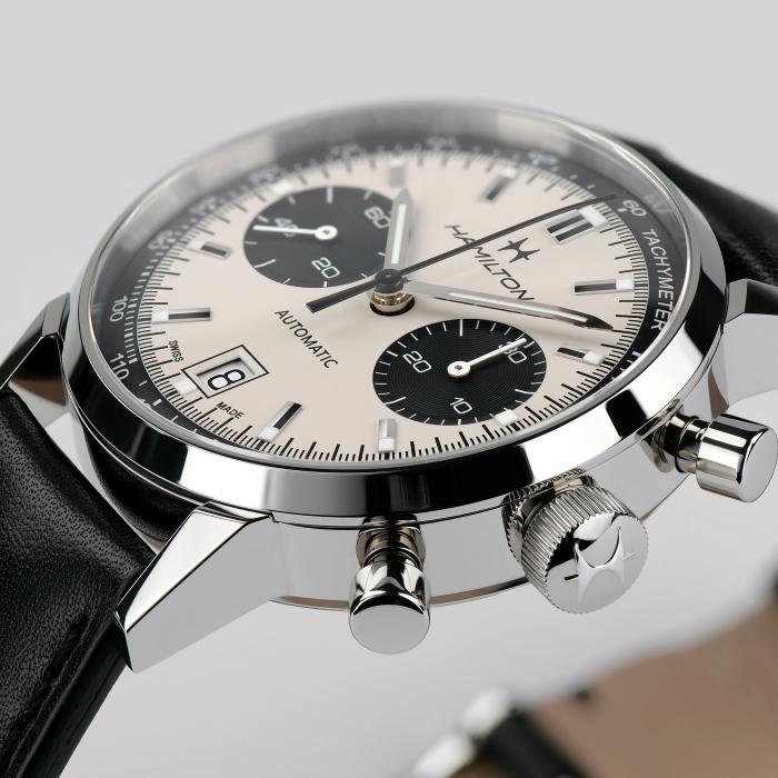 Hamilton American Classic Intra-Matic Auto Chrono, model #H38416711, at IJL Since 1937