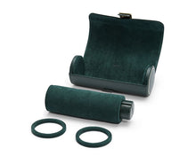 WOLF British Racing Green Triple Watch Roll w/insert