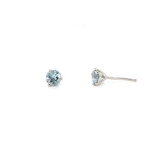 10KW Aquamarine Stud Earrings