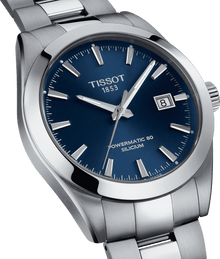 Tissot Gentleman Powermatic 80 Silicium, model #T127.407.11.041.00, at IJL Since 1937