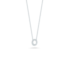 Roberto Coin 18K Diamond Love Letter Necklace "O"