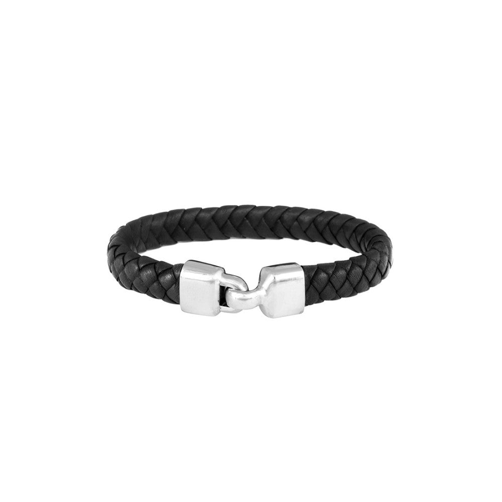 King Baby Small Braided Leather Bracelet