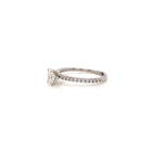 Forevermark Solitaire Engagement Ring with Shoulder Diamonds