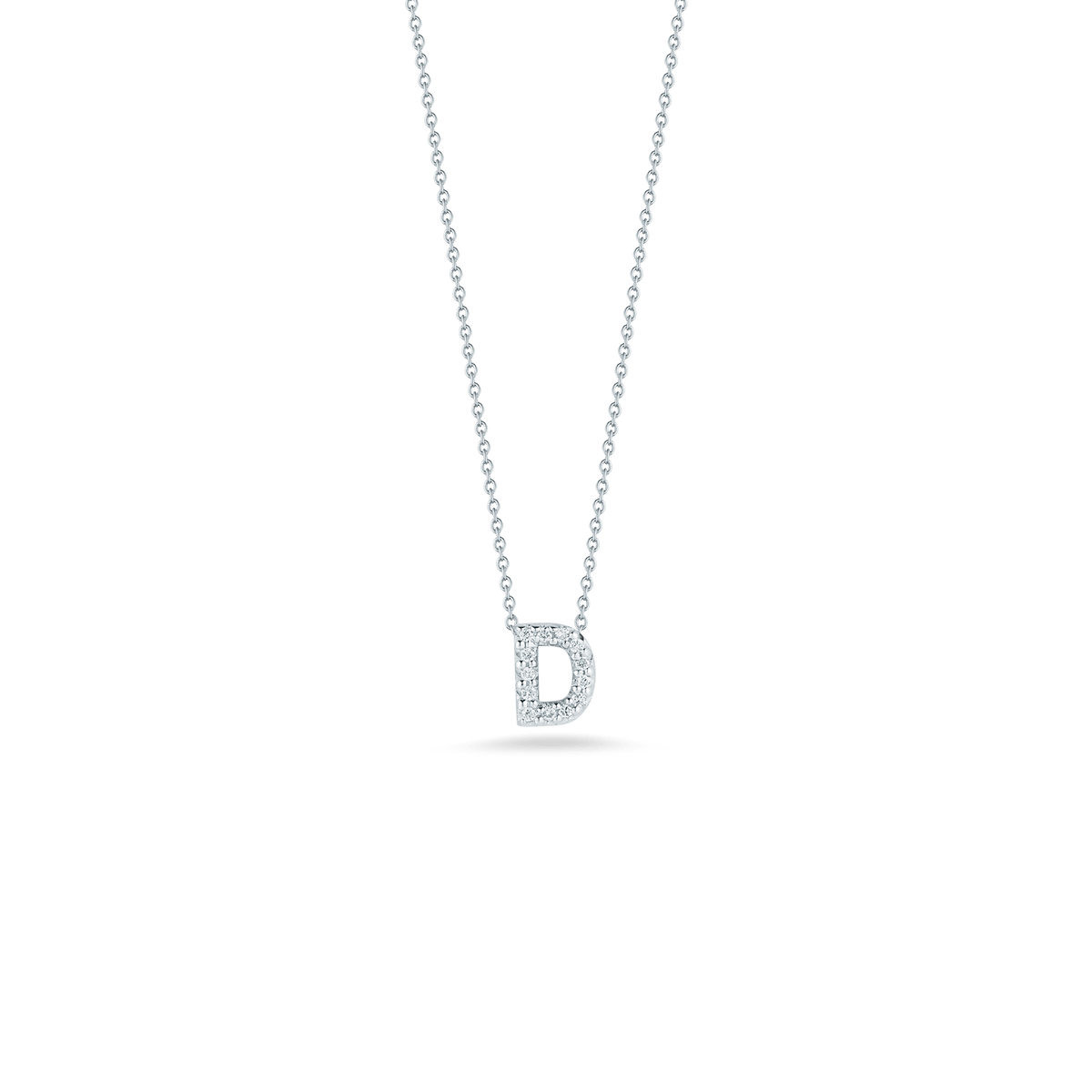 Roberto Coin 18K Diamond Love Letter Necklace 