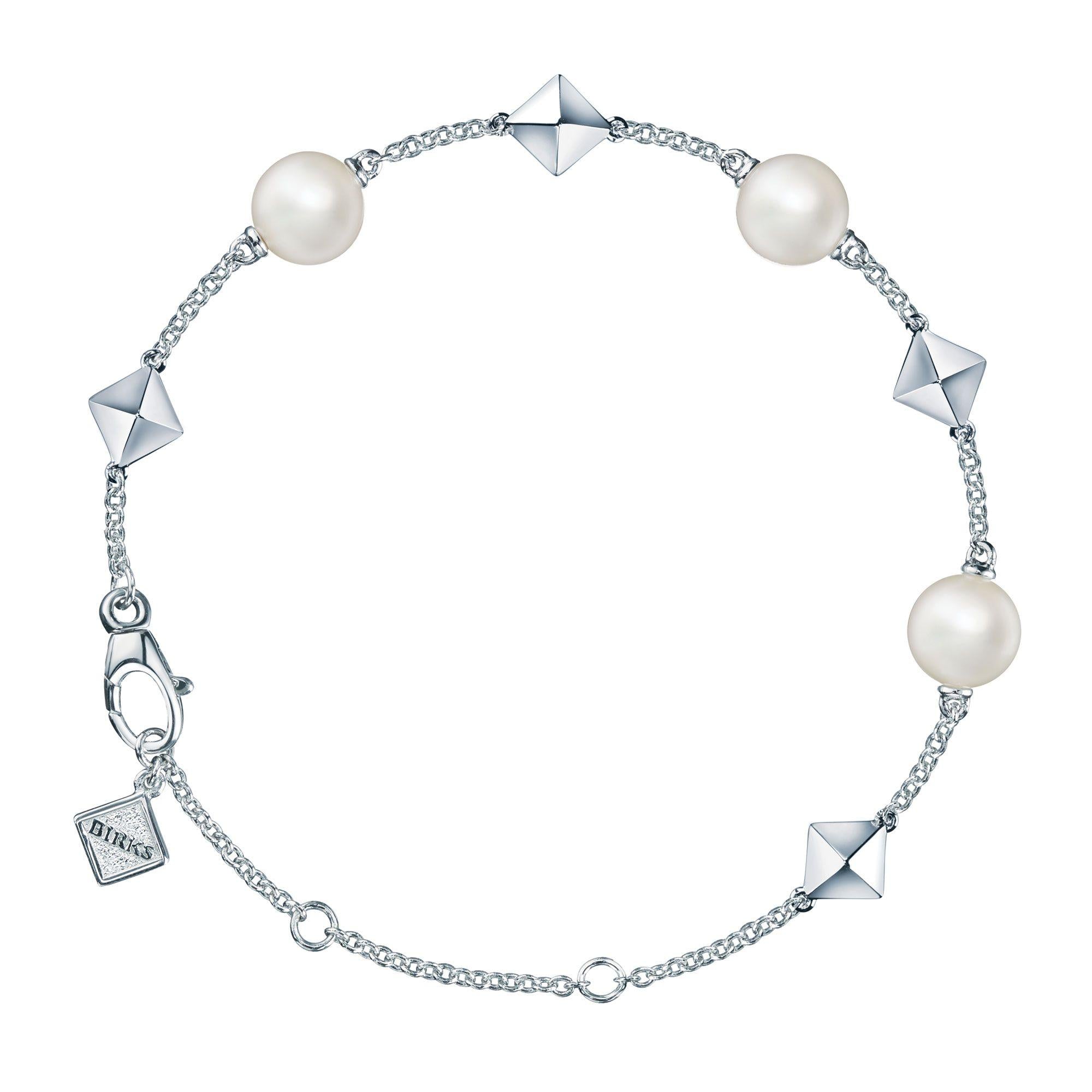 Birks Rock & Pearl Silver Bracelet