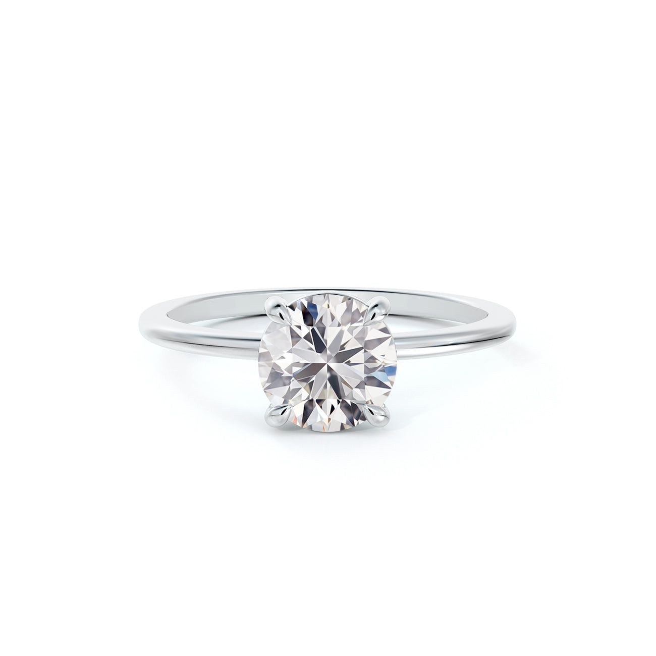 De Beers Forevermark Icon™ Delicate Round Brilliant Engagement Ring