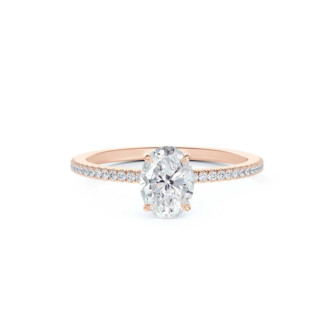 De Beers Forevermark Icon™ Delicate Oval Brilliant Engagement Ring