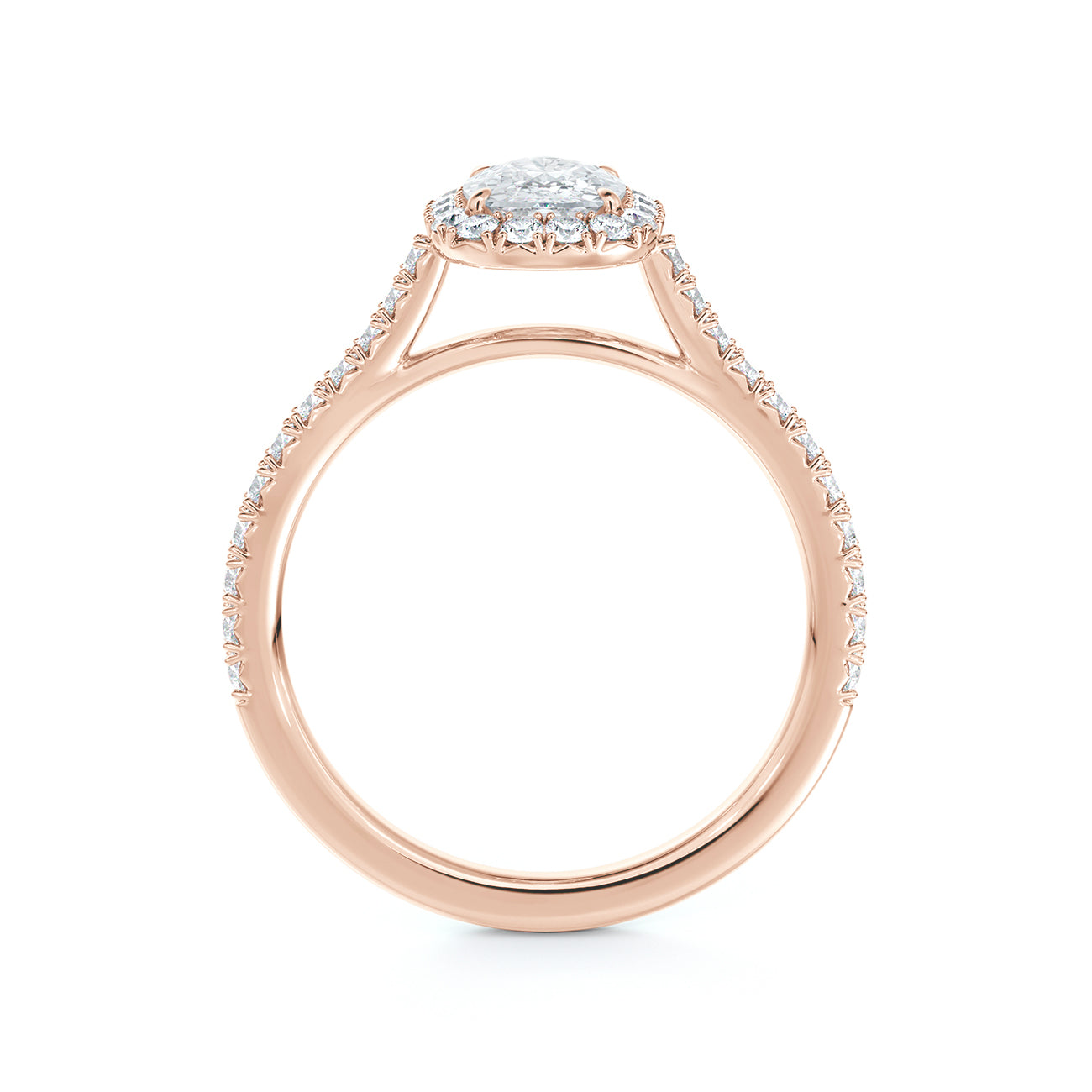 De Beers Forevermark Centre Of My Universe™ Cushion Brilliant Halo Engagement Ring