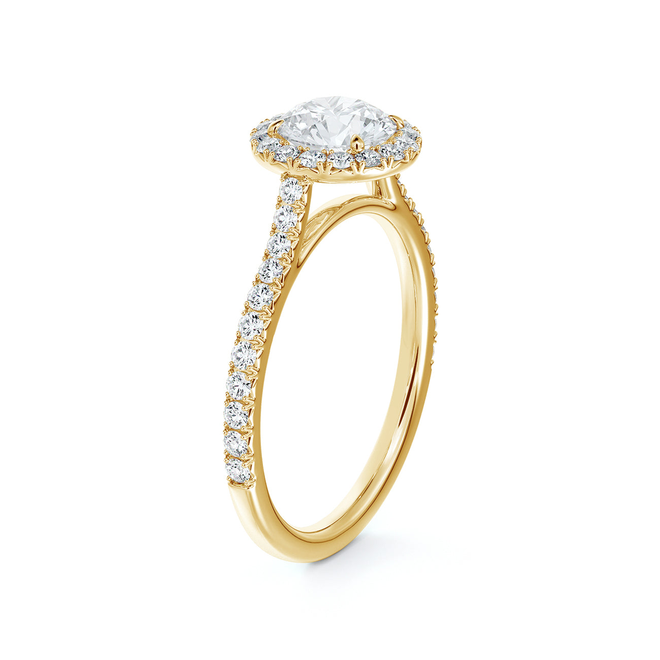 De Beers Forevermark Centre Of My Universe™ Round Brilliant Halo Engagement Ring