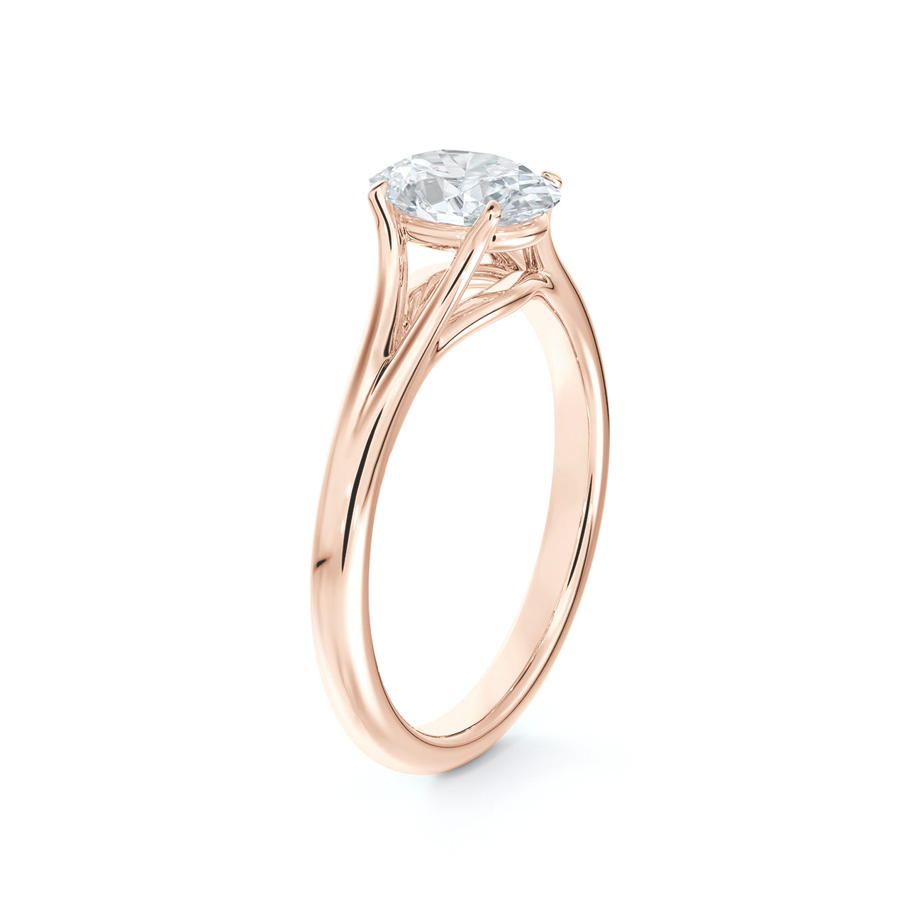 De Beers Forevermark Unity Oval Brilliant Engagement Ring