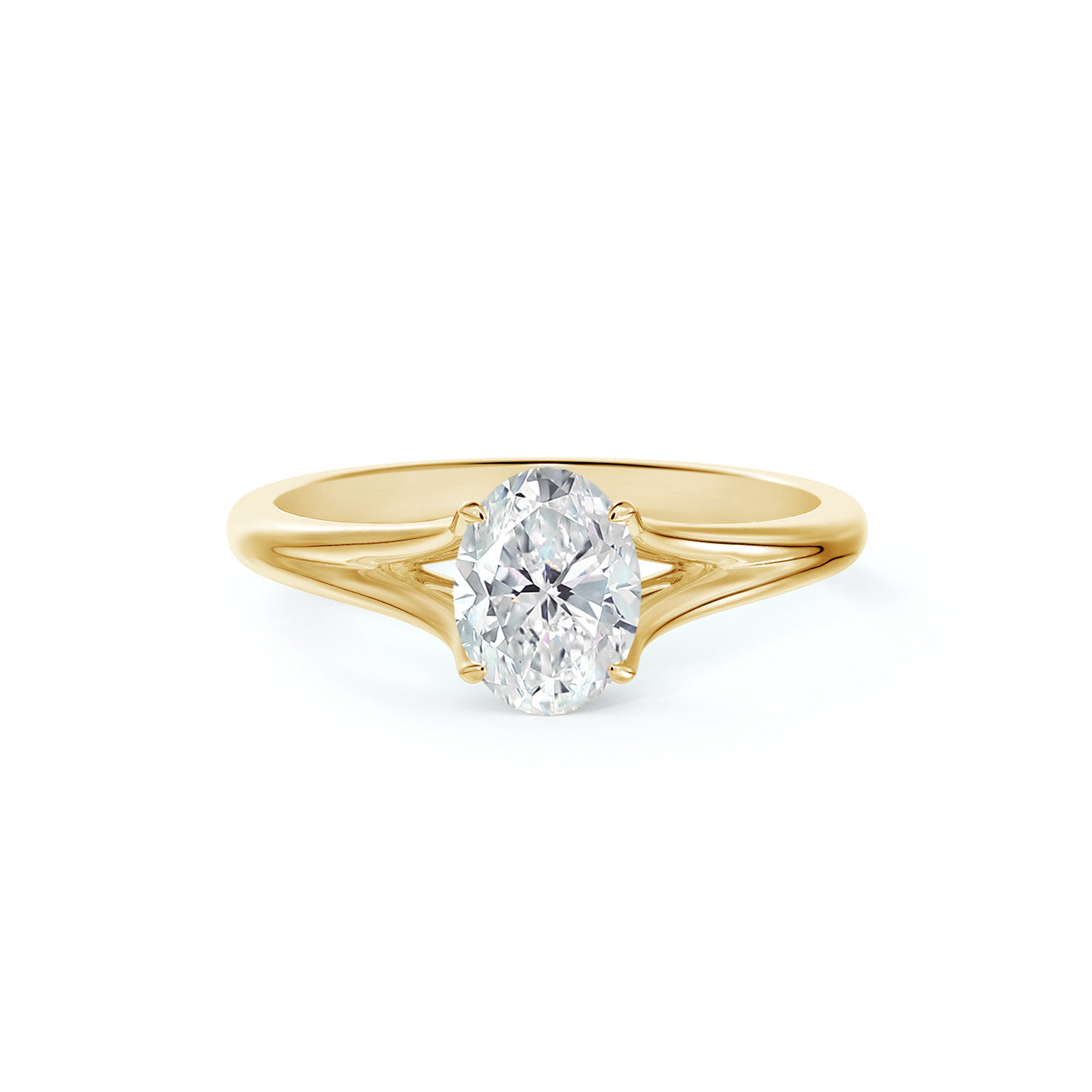 De Beers Forevermark Unity Oval Brilliant Engagement Ring