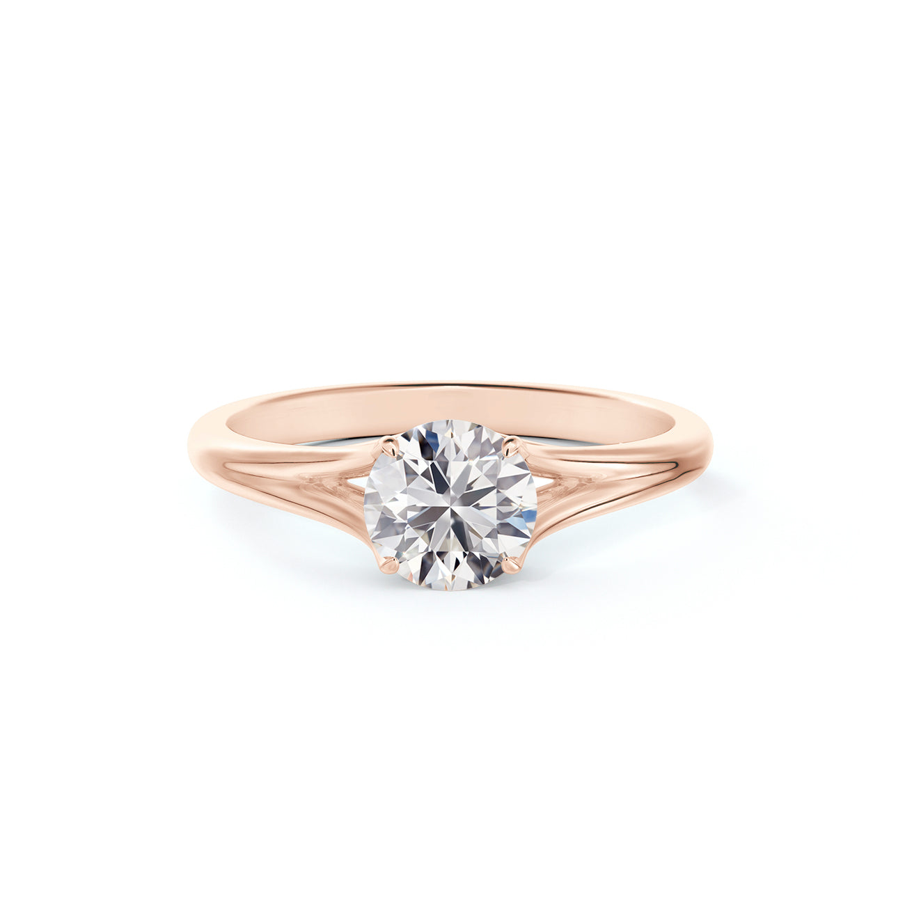 De Beers Forevermark Unity Round Brilliant Engagement Ring