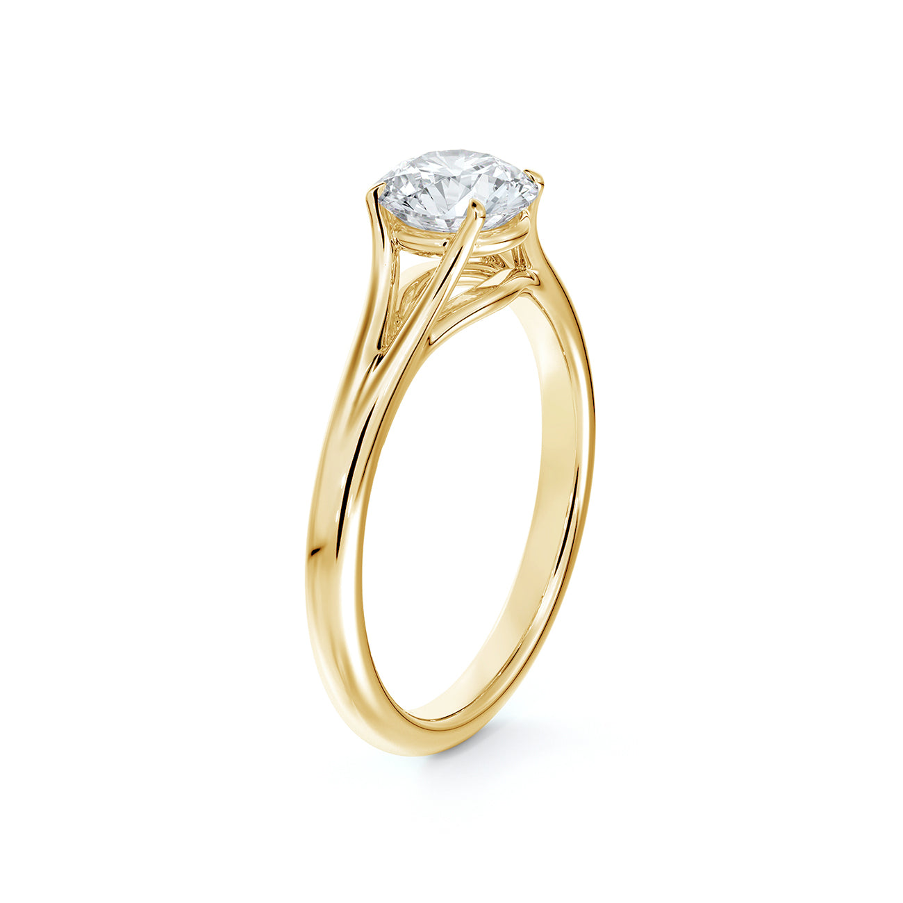 De Beers Forevermark Unity Round Brilliant Engagement Ring