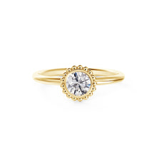 Forevermark Tribute Beaded Halo Diamond Ring