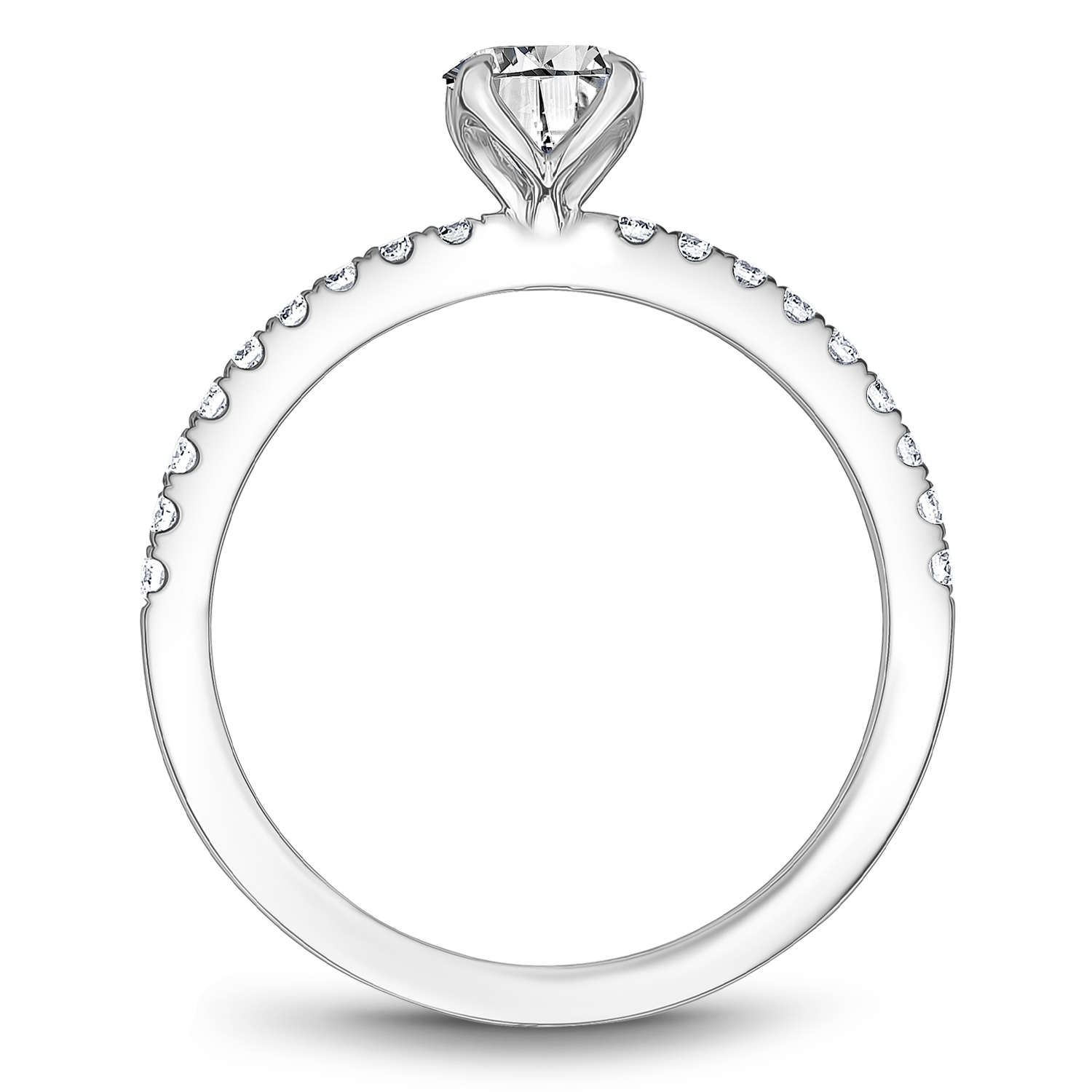 One Love Diamond Engagement Ring In 14KW