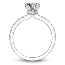 One Love Diamond Engagement Ring In 14KW With Diamond Scarf