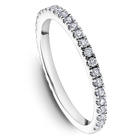 One Love Diamond Engagement Ring In 14KW With Diamond Scarf