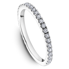 One Love Diamond Engagement Ring In 14KW With Diamond Scarf