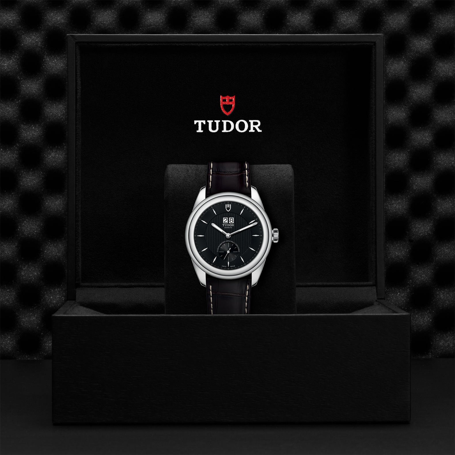 TUDOR Glamour Double Date, model #M57100-0018, at IJL Since 1937