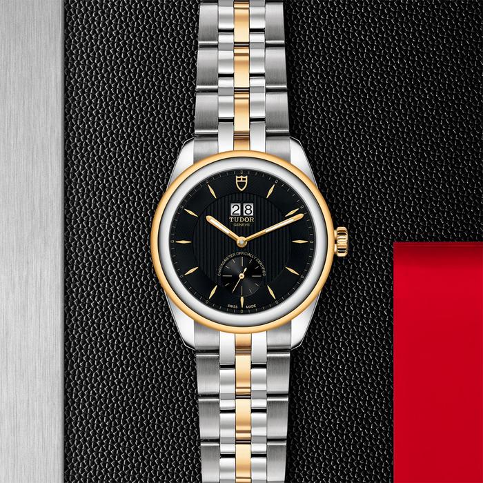 TUDOR Glamour Double Date, model #M57103-0002, at IJL Since 1937