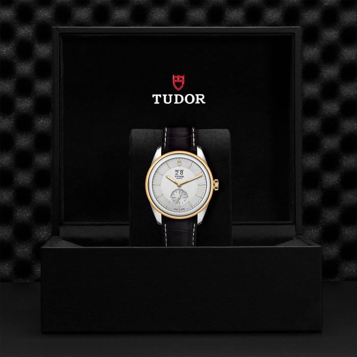 TUDOR Glamour Double Date, model #M57103-0019, at IJL Since 1937