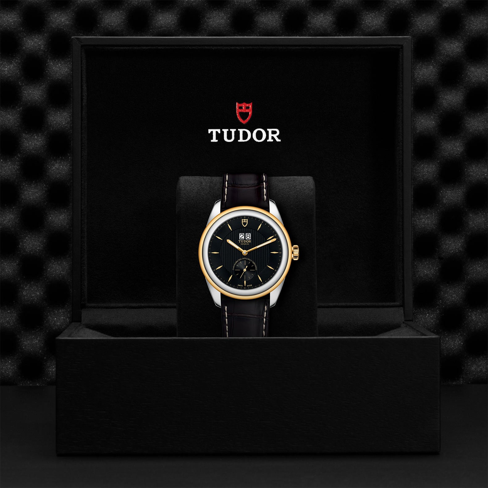 TUDOR Glamour Double Date, model #M57103-0020, at IJL Since 1937