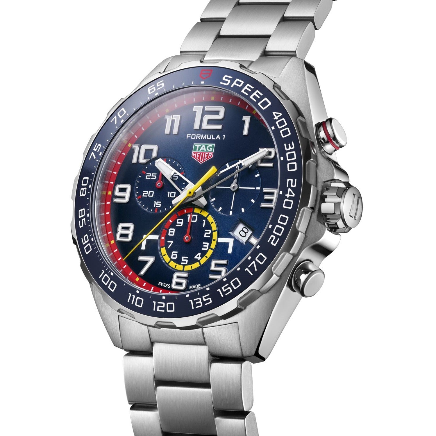 TAG Heuer Formula 1 Quartz Chronograph 43mm Red Bull Edition, model #CAZ101AL.BA0842, at IJL Since 1937