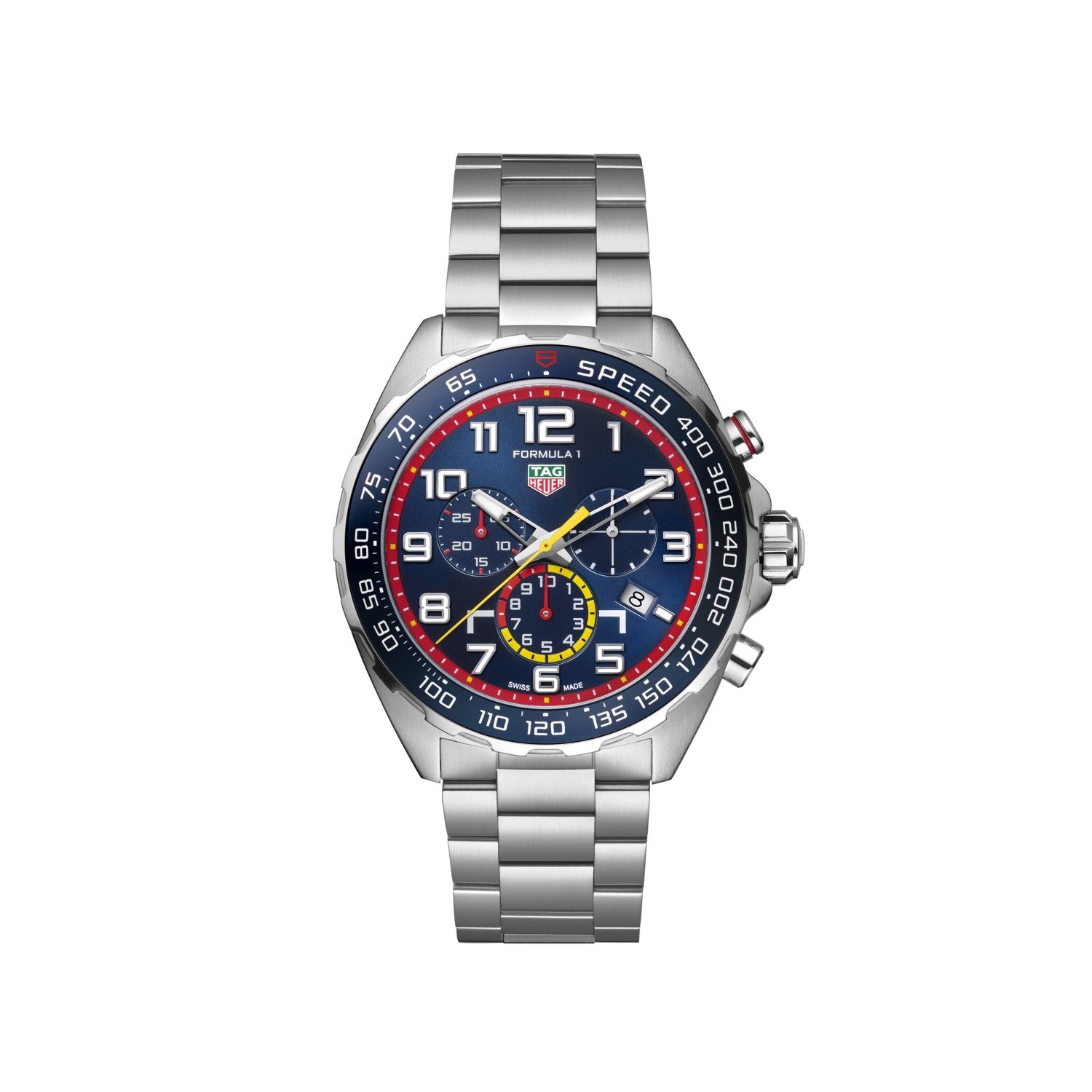 TAG Heuer Formula 1 Quartz Chronograph 43mm Red Bull Edition, model #CAZ101AL.BA0842, at IJL Since 1937