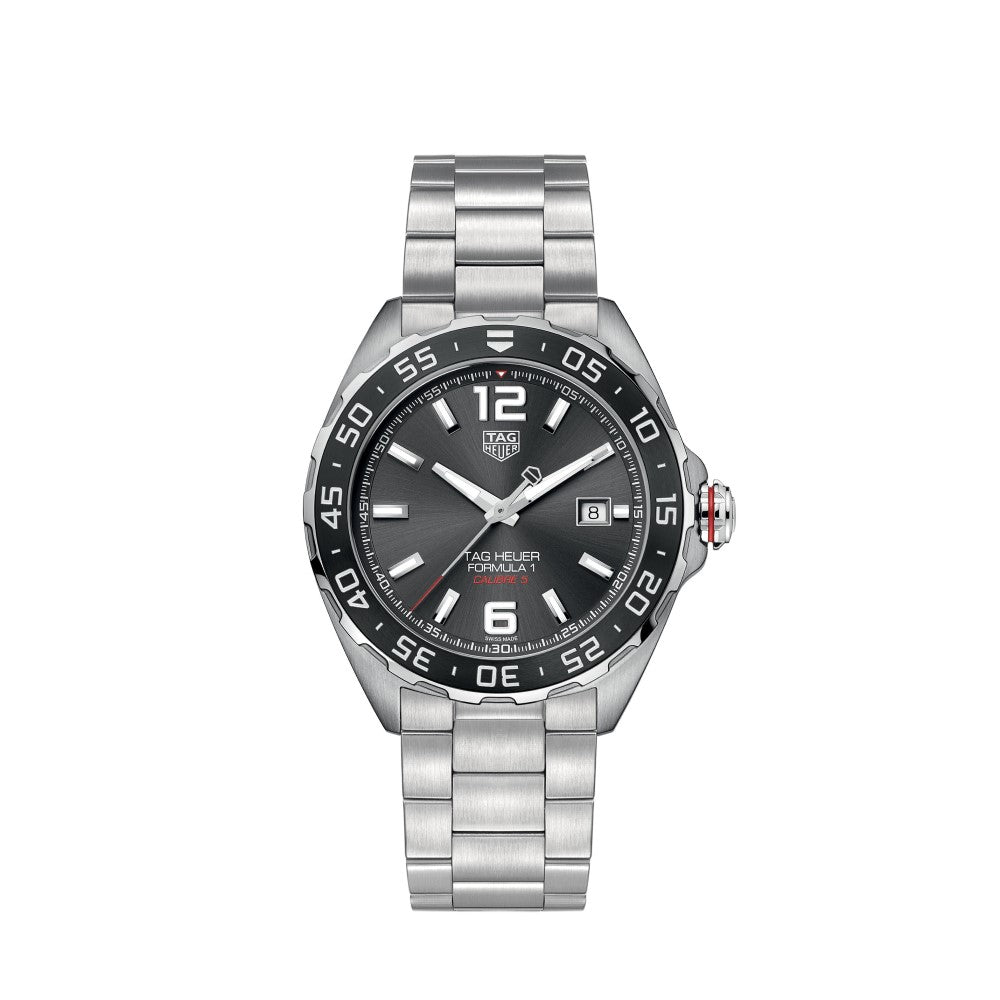 TAG Heuer Formula 1 Calibre 5 Automatic 43mm, model #WAZ2011.BA0842, at IJL Since 1937