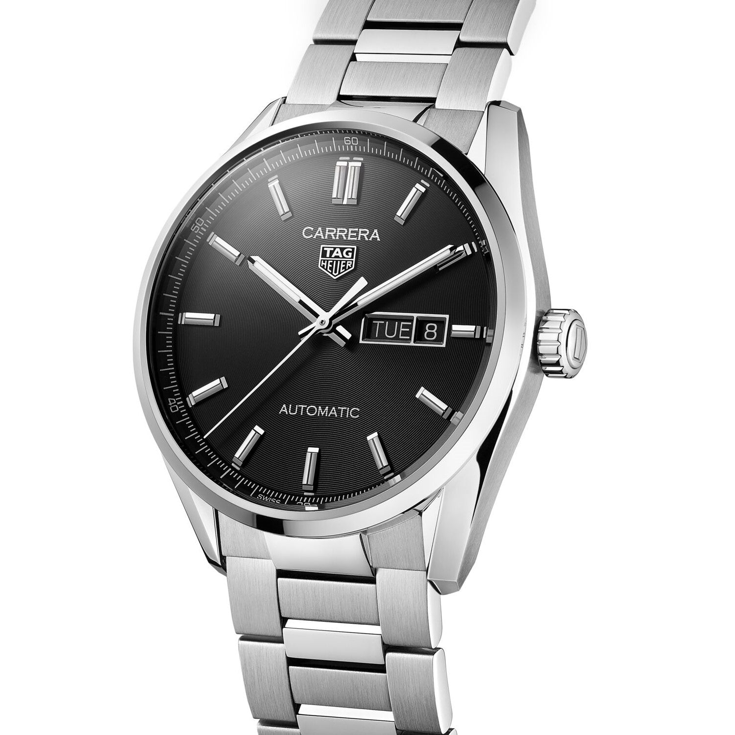 TAG Heuer Carrera 41mm Day-Date, model #WBN2010.BA0640, at IJL Since 1937