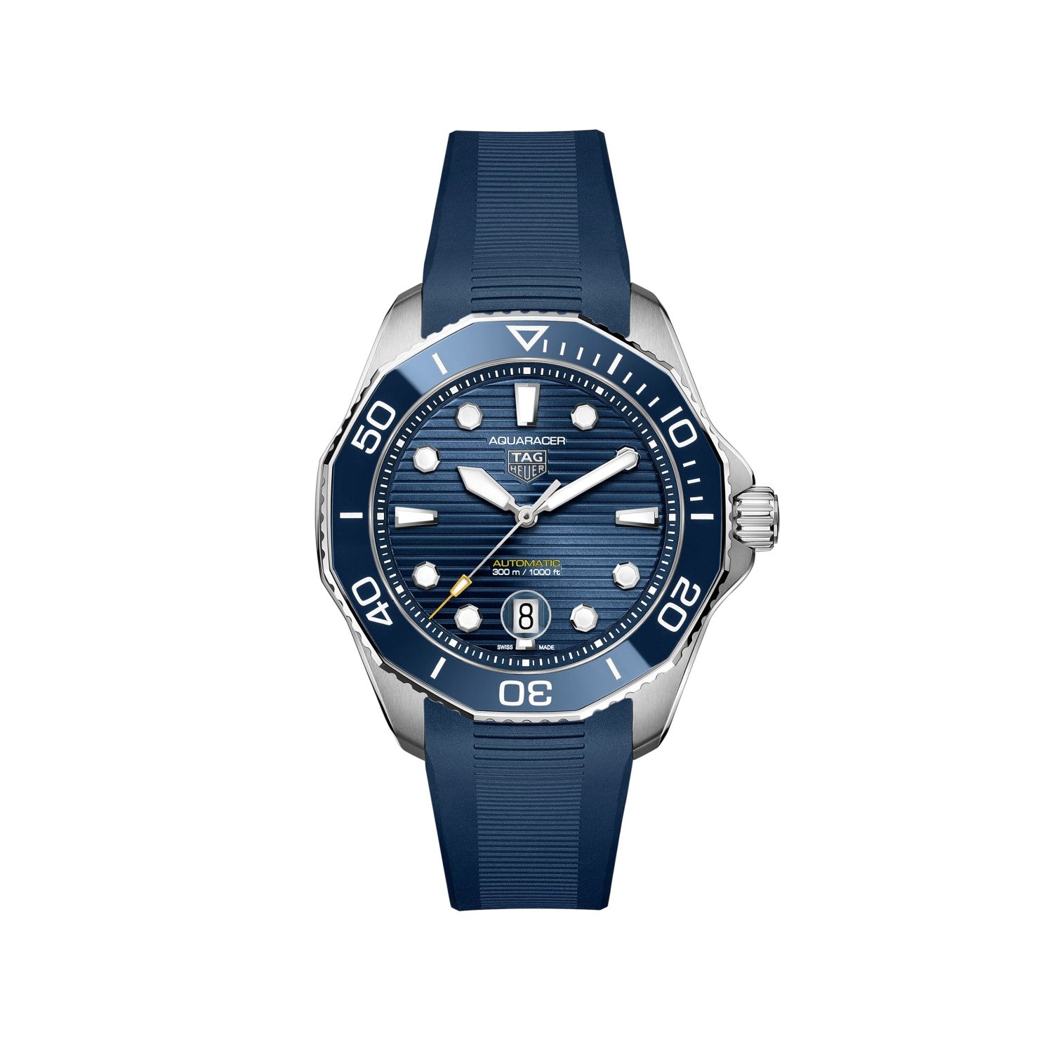 TAG Heuer Aquaracer Professional 300 Calibre 5 Automatic 43mm, model #WBP201B.FT6198, at IJL Since 1937