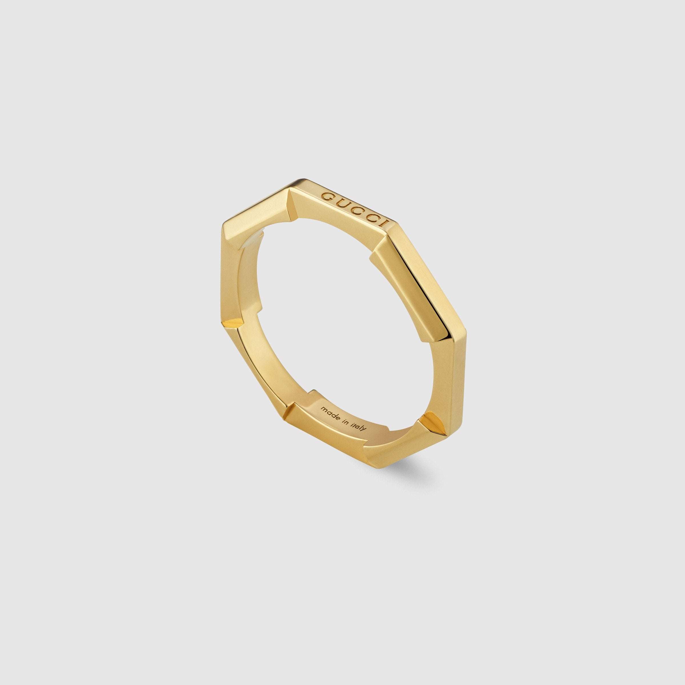 Gucci 18K Yellow Link to Love Ring