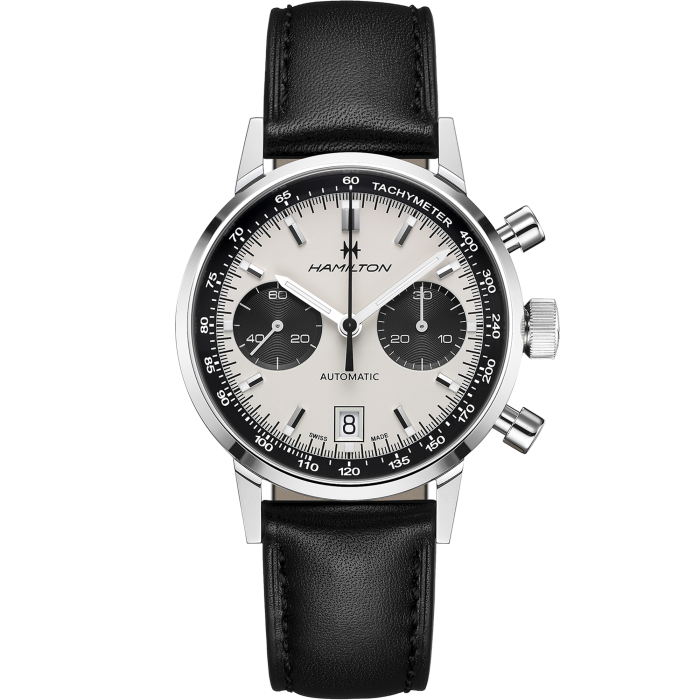 Hamilton American Classic Intra-Matic Auto Chrono, model #H38416711, at IJL Since 1937