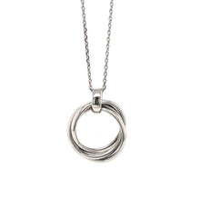 Sterling Silver Circle Pendant (Chain Included)