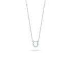Roberto Coin 18K Diamond Love Letter Necklace "U"