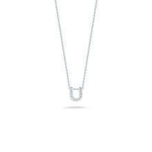 Roberto Coin 18K Diamond Love Letter Necklace "U"