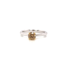 18K Champagne Diamond Ring