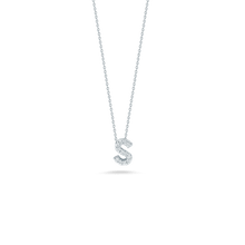 Roberto Coin 18K Diamond Love Letter Necklace "S"
