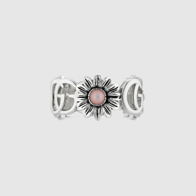 Gucci Double G Flower Ring