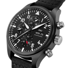 IWC Schaffhausen Pilot's Watch Chronograph 44 "Top Gun", model #IW389101, at IJL Since 1937